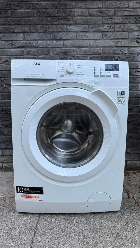 AGE 6000 series Wasmachine, werkt nog prima, Ophalen of Verzenden, Gebruikt, 1200 tot 1600 toeren, 85 tot 90 cm