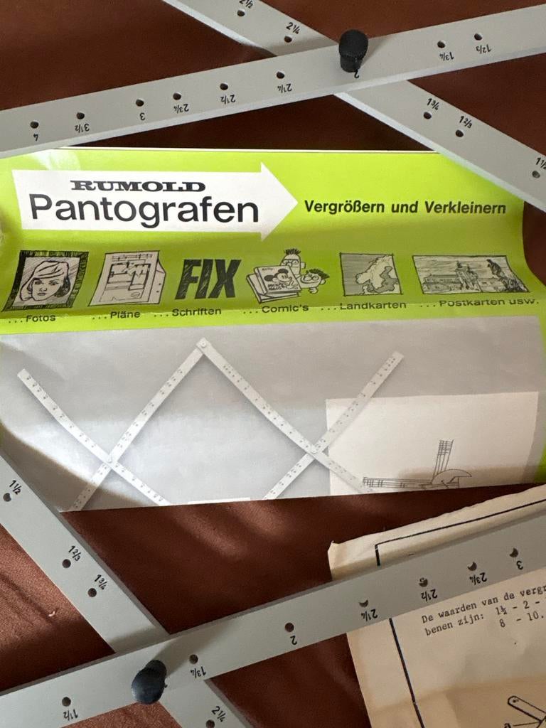 Rumold Pantograaf, Ophalen of Verzenden, Gebruikt, Overige typen