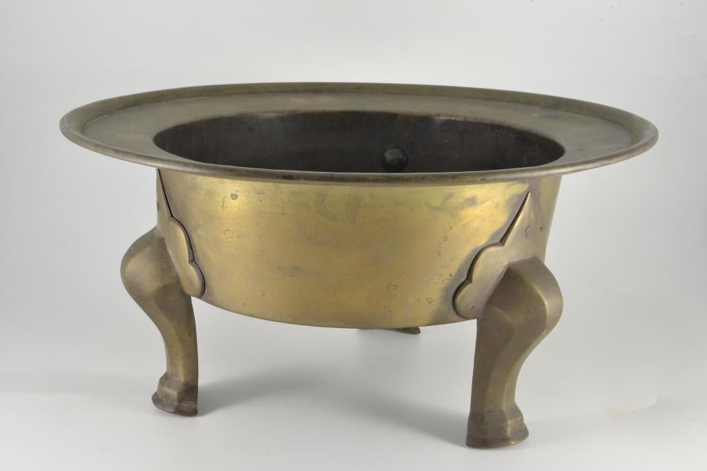 Grote messing Hibachi vuurpot, Korea, late 19e eeuw, Antiek en Kunst, Antiek | Overige Antiek, Ophalen of Verzenden