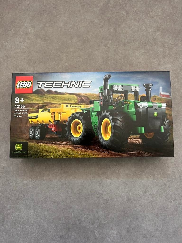 LEGO Technic John Deere 9620R 4WD Tractor (42136), Lego, Nieuw, Ophalen of Verzenden, Technic