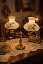 Prachtig vintage antiek messing lampje, Ophalen of Verzenden