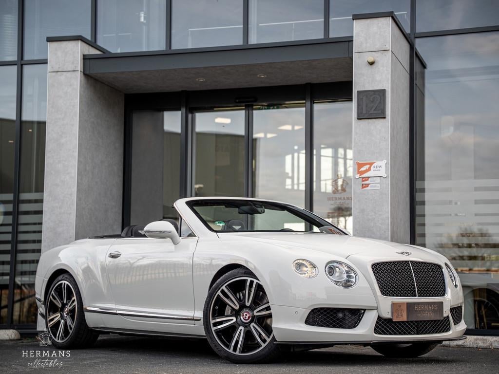 Bentley Continental GTC 4.0 V8 / Org NL / NAIM / Carbon / Ma, Euro 5, Gebruikt, Cabriolet, Wit