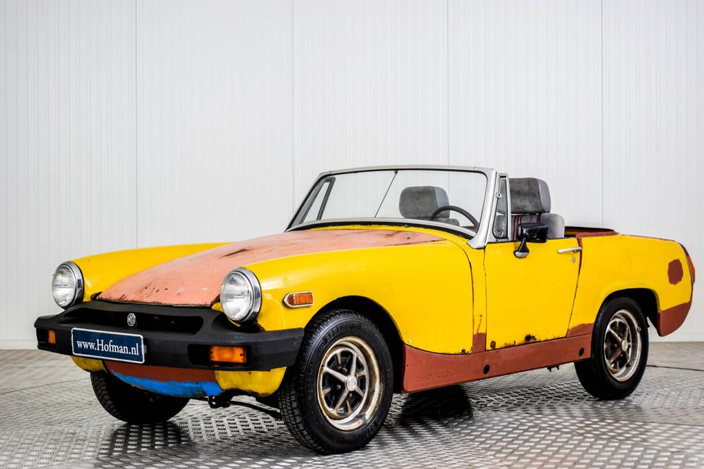 MG Midget 1500 (bj 1978), Auto's, MG, Achterwielaandrijving, Gebruikt, Cabriolet, Bedrijf
