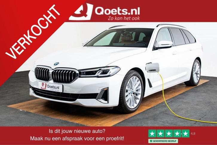 BMW 5-serie Touring 530e Luxury Line - Trekhaak - Comforstoe, Auto's, BMW, Bedrijf, Te koop, 5-Serie, ABS, Airbags, Airconditioning