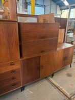 Vintage wandmeubel, Huis en Inrichting, Kasten | Wandmeubels, Ophalen, Gebruikt, Teakhout, Minder dan 150 cm