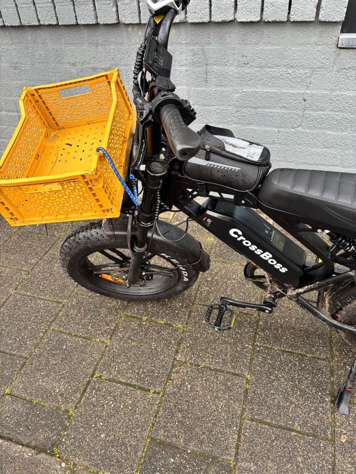 Fatbike/CrossBoss V20 Pro, Fietsen en Brommers, Elektrische fietsen, Gebruikt, Overige merken, 59 cm of meer, 30 tot 50 km per accu