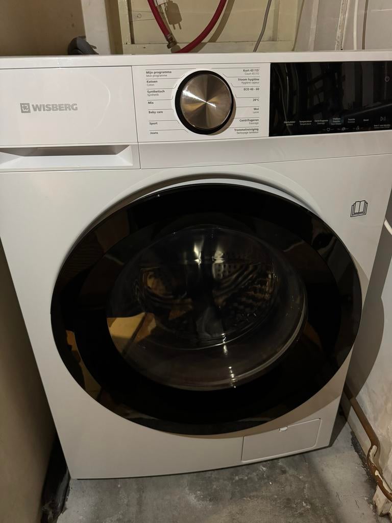 Wasmachine Wisberg 2 JAAR GARANTIE, Ophalen, Zo goed als nieuw, 85 tot 90 cm