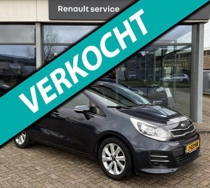 Kia Rio 1.2 CVVT DynamicLine | Airco | Achteruitrijcamera, Auto's, Kia, Bedrijf, Te koop, Rio, ABS, Achteruitrijcamera, Airbags