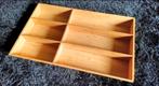 Bamboe bestekbak - Keukenlade organizer, Ophalen of Verzenden, Gebruikt, Hout, Los bestek