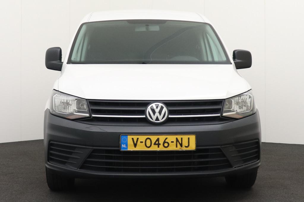 Volkswagen Caddy 2.0 TDI 102 PK Aut. L2H1 Maxi EURO6 Parkass, Stof, Gebruikt, Startonderbreker, Volkswagen
