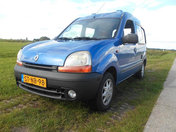 Leuke complete minicamper Renault Kangoo Camp Two 1998, Auto's, Renault, Particulier, Kangoo, Benzine, MPV, Handgeschakeld, Origineel Nederlands