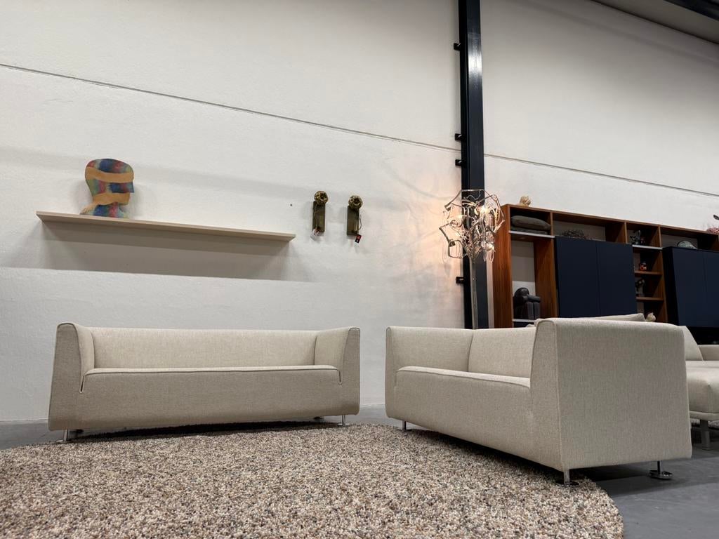 Nieuw Gelderland 4800 2,5 & 2 zits Stof moss Design Bankstel, 150 tot 200 cm, 75 tot 100 cm, Rechte bank, Gelderland