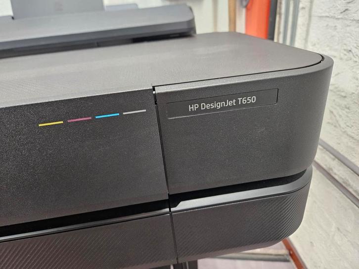 HP DesignJet T650 36-inch Plotter, Computers en Software, Printers, Zo goed als nieuw, Printer, Inkjetprinter, Kleur printen, Zwart-en-wit printen