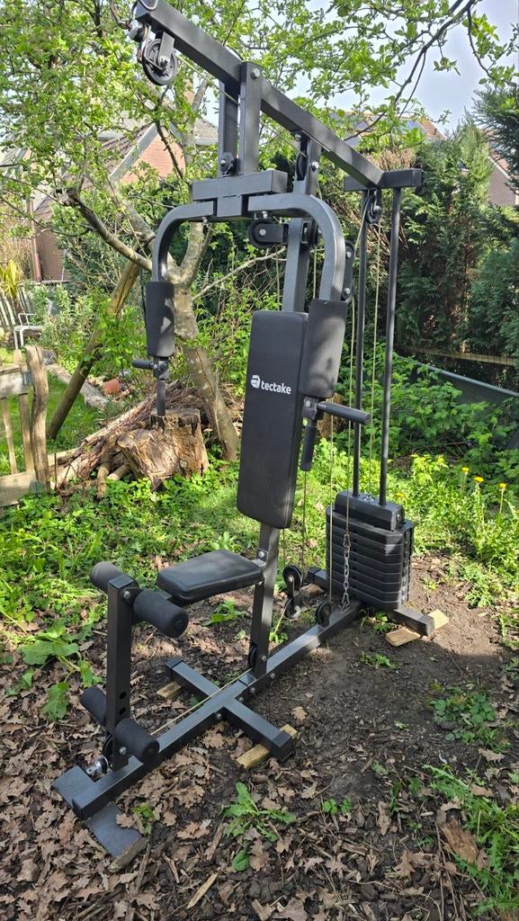 Tectake Home Gym Krachtstation - Compleet voor Thuis, Ophalen, Gebruikt, Benen, Overige typen