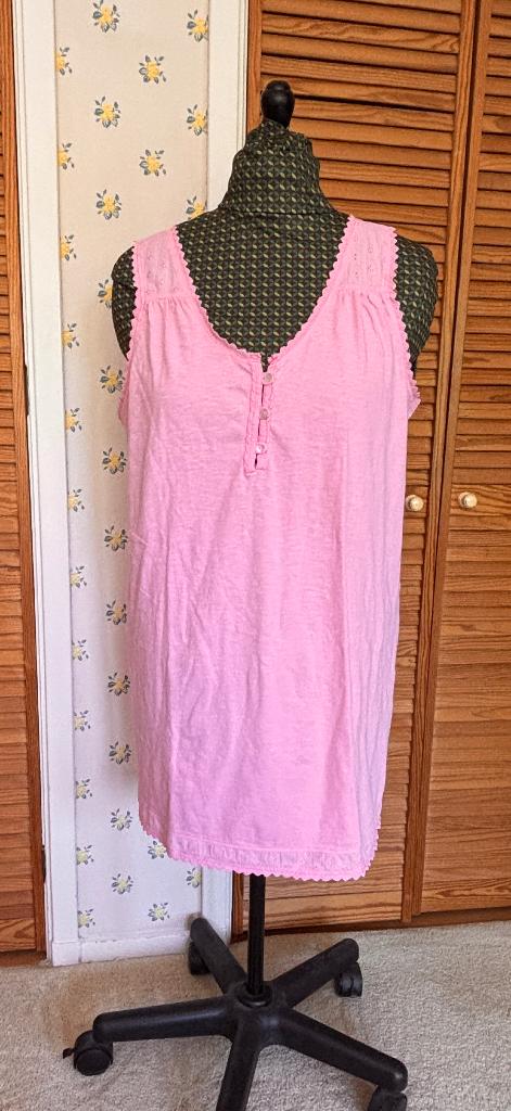 BHS, UK rose jersey katoen nachtpon maat 48/50, Kleding | Dames, BHS, Ophalen of Verzenden, Gedragen, Maat 46/48 (XL) of groter