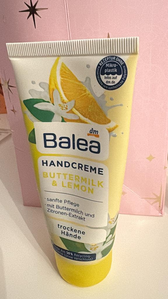 Balea Handcrème Karnemelk & Citroen voor Droge Handen, Ophalen, Nieuw, Bodylotion, Crème of Olie