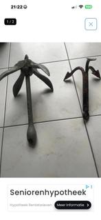Twee ankers, 4 kg en kleiner, Ophalen of Verzenden, Gebruikt, Overige typen