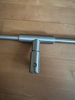 Stabilisatiestang met t stuk rvs 316 douche wand, Ophalen of Verzenden, Zo goed als nieuw, Rvs, Douche