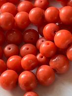 Bloedkoraal kralen, Ophalen of Verzenden, Overige materialen, Ketting