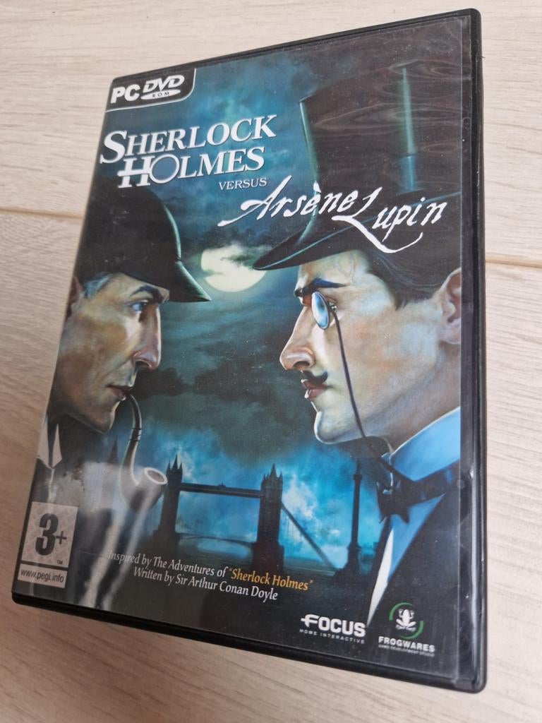 sherlock holmes versus arsene lupin pc cd rom game spel vs, Avontuur en Actie, Vanaf 18 jaar, 1 speler, Ophalen of Verzenden