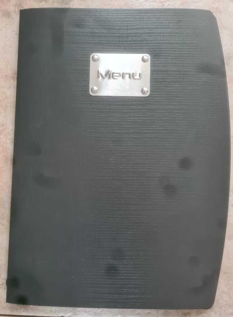 67 x Menukaarten A4 formaat met 6 transparante insteekhoezen, Ophalen, Nieuw