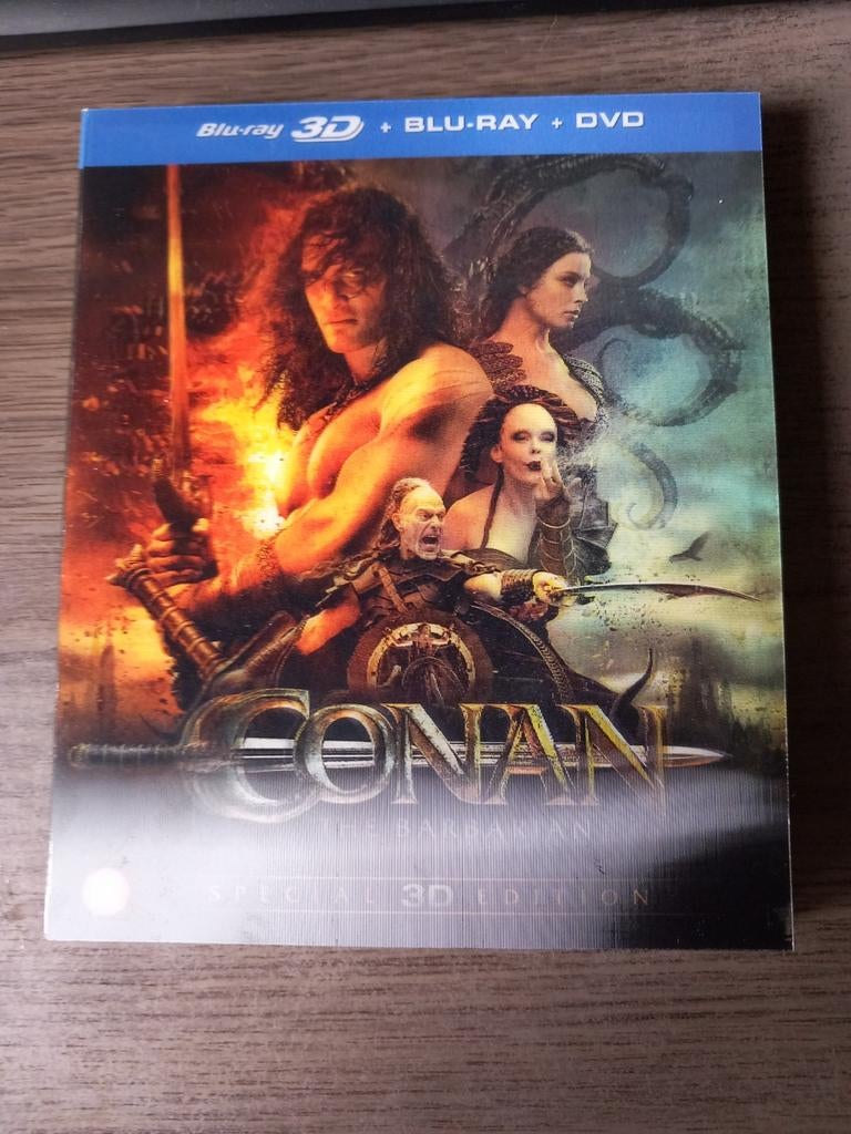 Conan the Barbarian 3D + Blu-ray + DVD (Nieuw in verpakking), Vanaf 16 jaar, Ophalen of Verzenden, Nieuw in verpakking, Actie