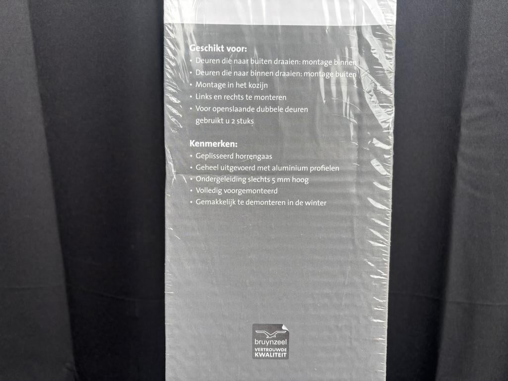 Bruynzeel Plisse Hordeur - Afmetingen 96x200cm (**NIEUW**), Ophalen, Bruynzeel, 80 tot 100 cm, Amsterdam