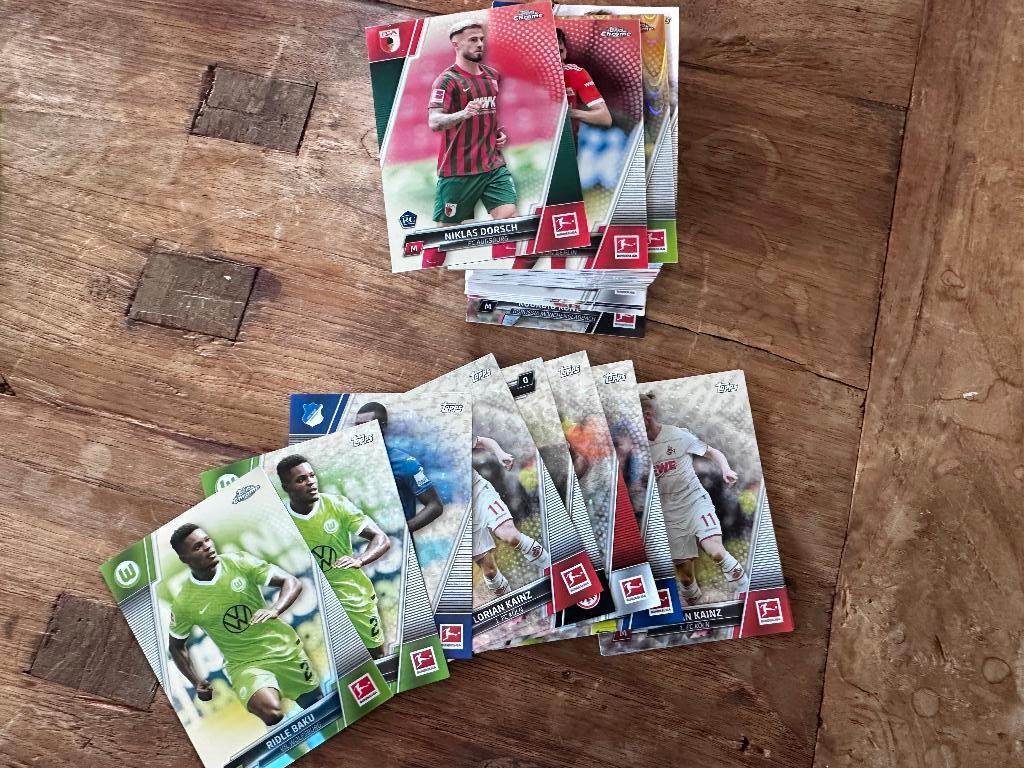 voetbalplaatjes Topps, Verzenden, Zo goed als nieuw, Buitenlandse clubs, Poster, Plaatje of Sticker