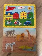 houten puzzel, Ophalen of Verzenden, Minder dan 10 stukjes, Gebruikt, 6 maanden tot 2 jaar