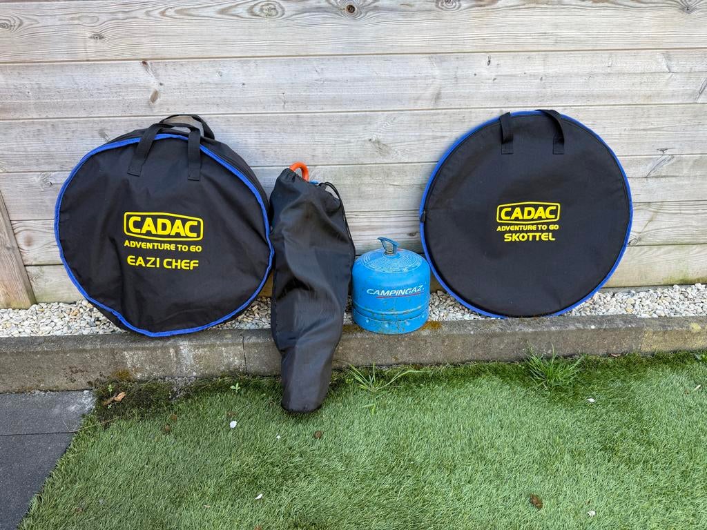 Cadac Adventure To Go Eazi Chef met Skottel en Gasfles, Ophalen, Gebruikt
