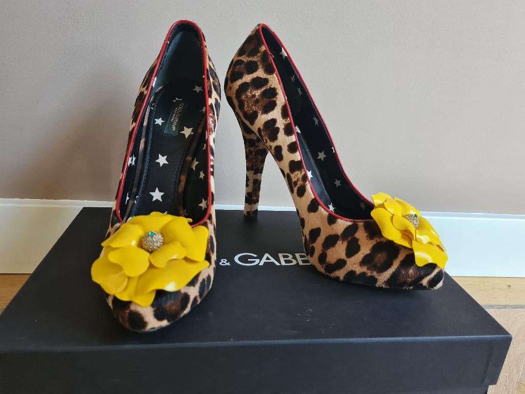 Hoge pumps Dolce & Gabbana | leopard print | met doos | ZGAN, Kleding | Dames, Schoenen, Dolce & Gabbana, Pumps, Overige kleuren