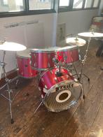 Tama drumstel roze/rood/metallic, Ophalen of Verzenden, Gebruikt, Tama