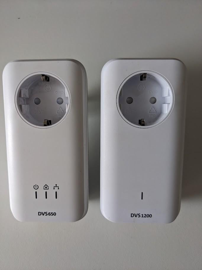 Set KPN Powerline Adapters - 2 stuks, Computers en Software, Powerlines, Ophalen of Verzenden, Gebruikt, Kpn