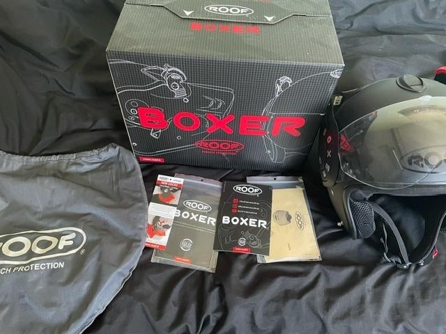 Helm Boxer nieuw, Fietsen en Brommers, Brommerhelmen, Ophalen, Nieuw, Small, Roof Boxer