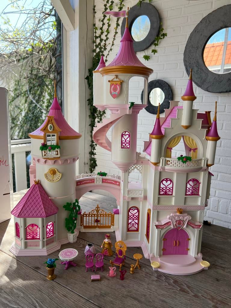 Playmobil Prinsessen Kasteel met accessoires, Kinderen en Baby's, Speelgoed | Playmobil, Ophalen of Verzenden, Gebruikt, Complete set