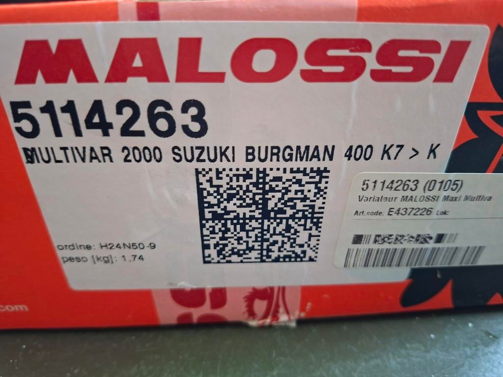 Malossi Multivar 2000 Suzuki Burgman 400 K7 > K, Motoren, Ophalen of Verzenden