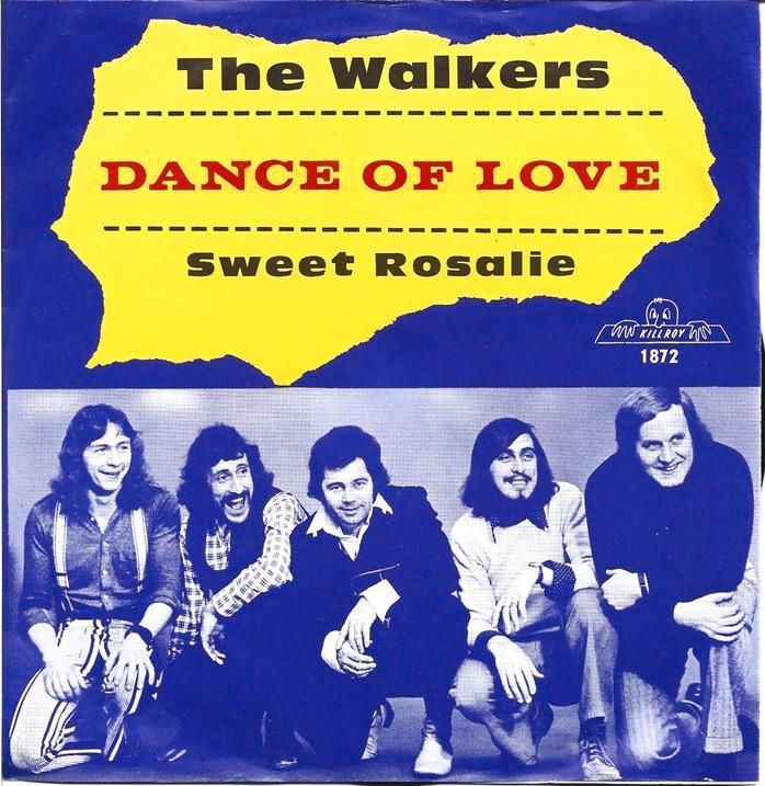 The Walkers - Dance of Love uit 1973, Cd's en Dvd's, Vinyl Singles, Gebruikt, Single, Pop, 7 inch, Verzenden