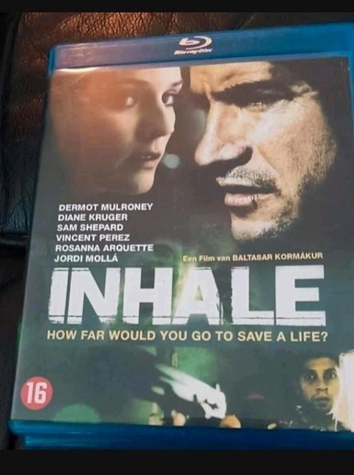 Inhale bluray NL ondertiteld, Ophalen of Verzenden, Zo goed als nieuw, Thrillers en Misdaad