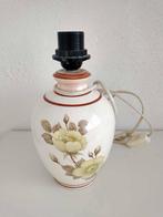 Vintage Lampenpoot met Bloemenprint - 28cm, Ophalen of Verzenden, Gebruikt, E27 (groot), Overige typen