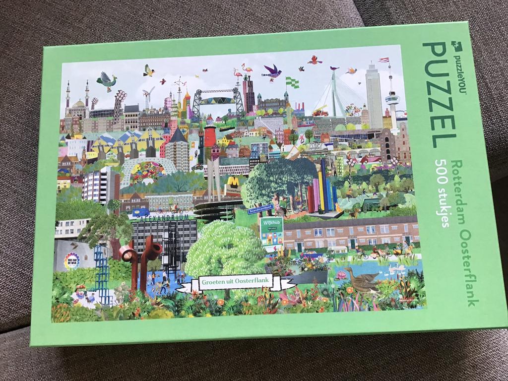 Rotterdam puzzel, Hobby en Vrije tijd, Denksport en Puzzels, Ophalen of Verzenden, 500 t/m 1500 stukjes, Nieuw, Legpuzzel