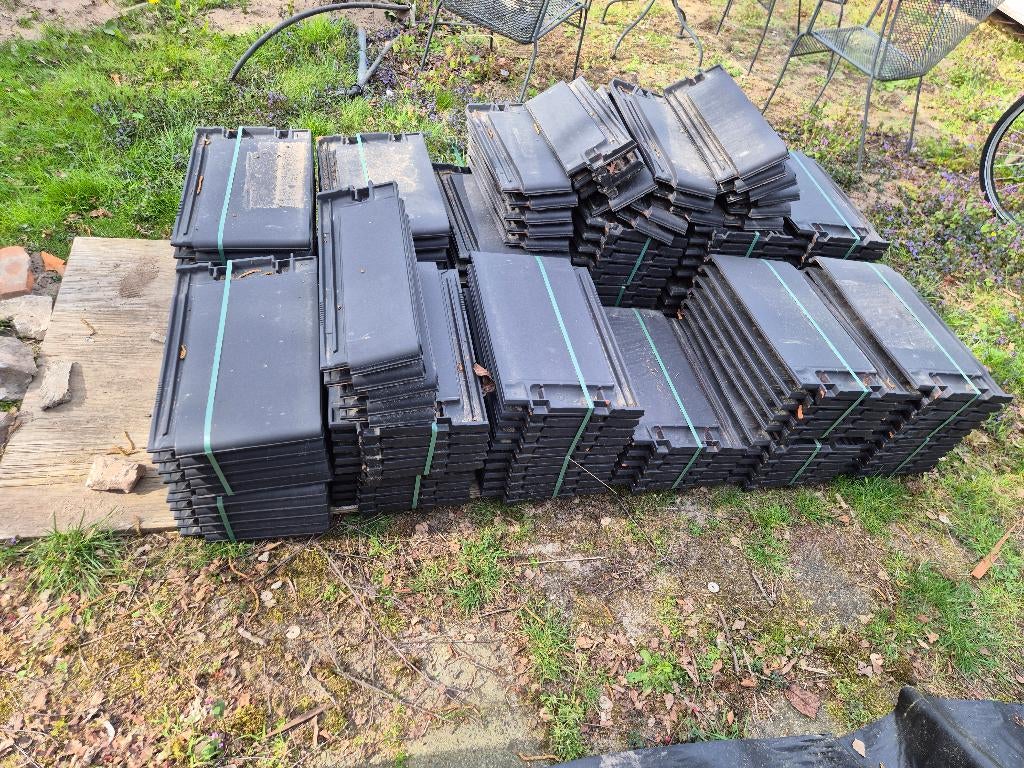 Nieuw Nelskamp matzwart dakpannen, Ophalen, Steen of Klei, Zwart, Nieuw