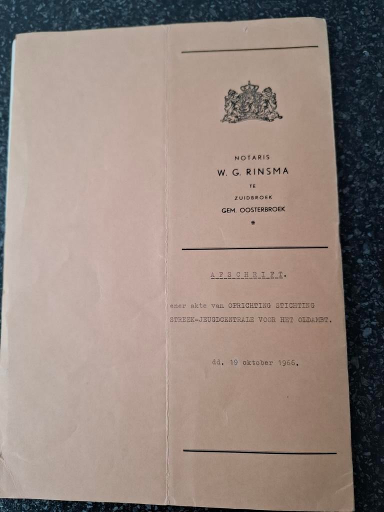 Oldambt jeugdcentrale 1966, Boeken, Ophalen of Verzenden