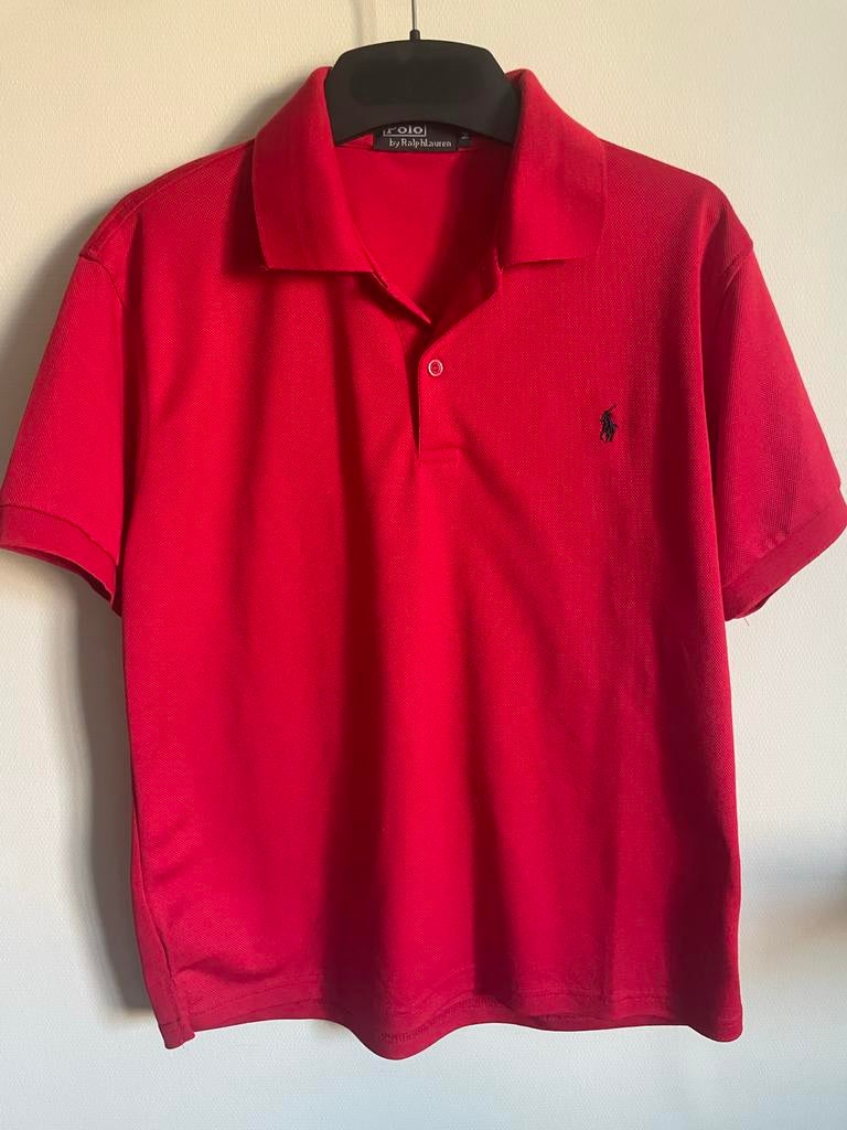 Rode Ralph Lauren polo, Ophalen of Verzenden, Zo goed als nieuw, Maat 48/50 (M), Rood