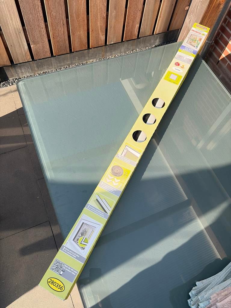 Nieuwe Powerfix Hor Slim Wit 130x150cm, Doe-het-zelf en Verbouw, Deuren en Horren, Hordeur, Nieuw, Ophalen of Verzenden, 120 cm of meer