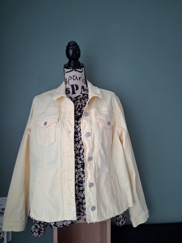 Gele spijkerjas maat 48 ,MS mode nieuw, Ophalen, Nieuw, Maat 46/48 (XL) of groter, Geel