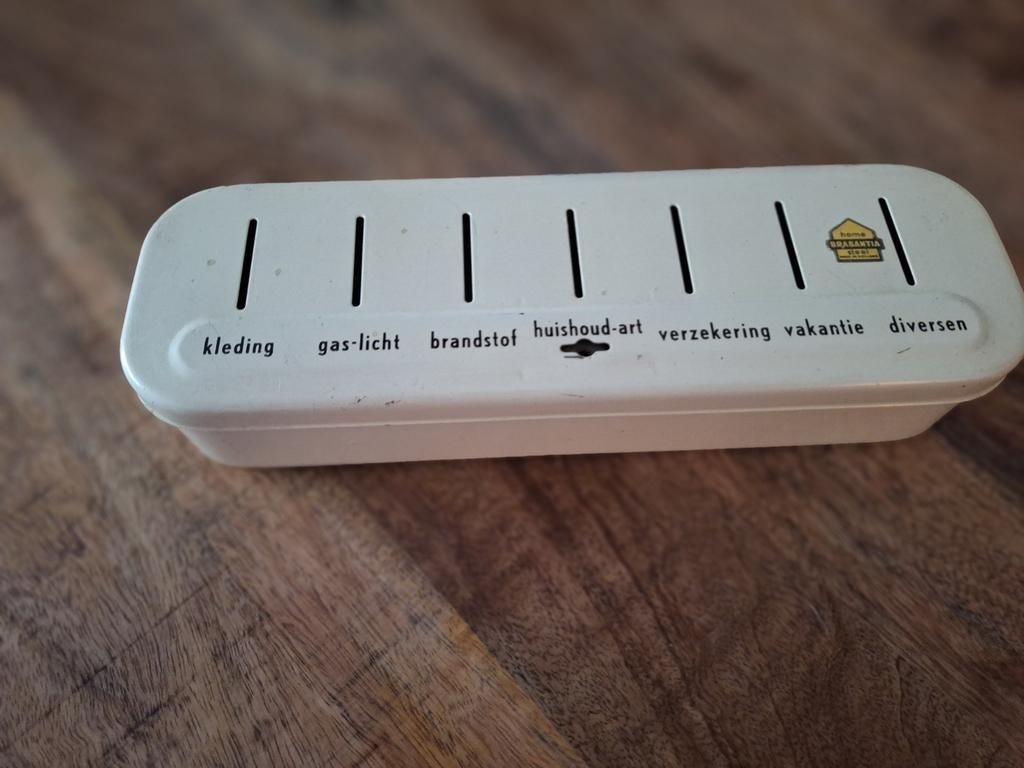 Vintage Brabantia spaarkastje - Geld besparen, Verzamelen, Spaarpotten, Ophalen of Verzenden