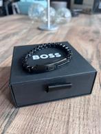 Boss armband zwart met magneetsluiting, Ophalen of Verzenden, Zo goed als nieuw, Zwart, Staal