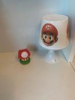 Mario lampjes set: tafellamp en paddestoel nachtlampje, Ophalen of Verzenden, Gebruikt