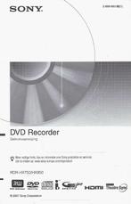 SONY DVD RECORDER RDR-750 / HX950 Z.G.A.N., Ophalen of Verzenden, Zo goed als nieuw, Dvd-recorder, Sony