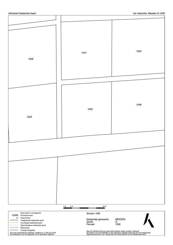 kavel agrarische grond te Meeden [€ 5,75/m2], Meeden, 500 tot 1000 m²